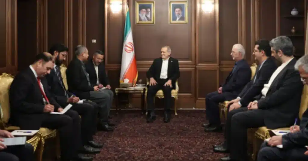 Tehran visit: Mohsin Naqvi meets Iranian President and Speaker