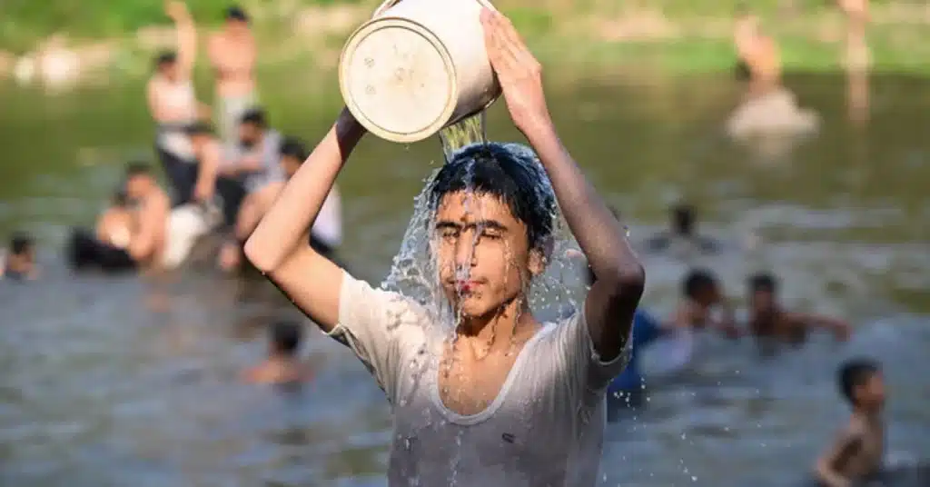 severe heatwave Azad Kashmir