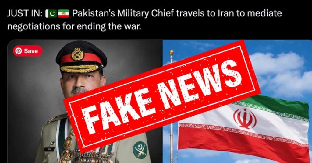 Claims of FM Asim Munir sent to Iran to stop war declared as fake