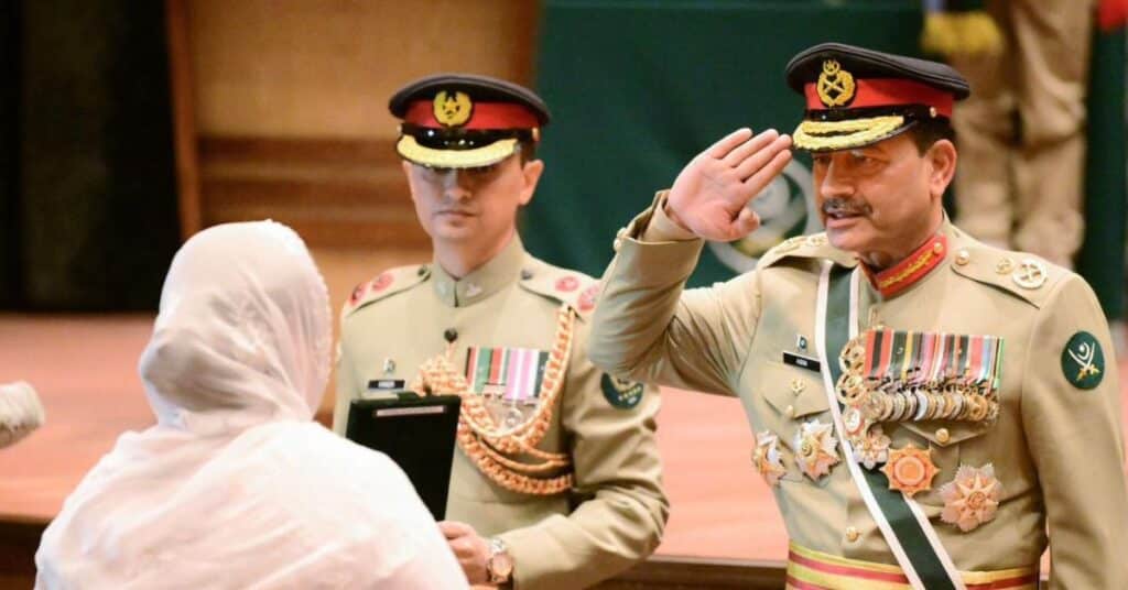 Investiture Ceremony to confer military awards to officers, Paki Army held today