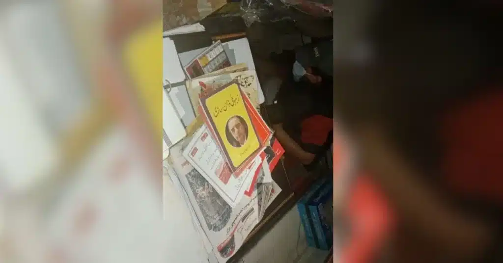 Police raid Bookstore of Shaukat Nawaz Mir, seize anti-Pakistan, inciting material