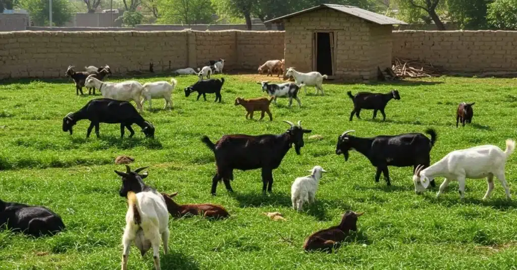 22 goats