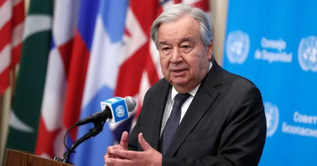 UN Secretary General António Guterres