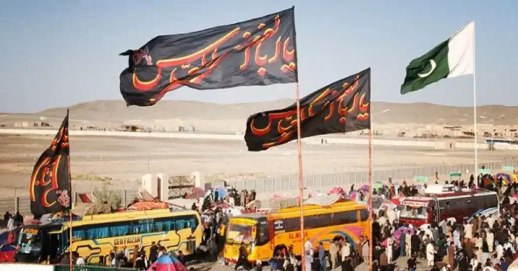Pakistani zaireen visiting Iraq