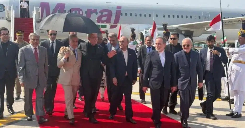 Iranian President Masoud Pezeshkian in Islamabad