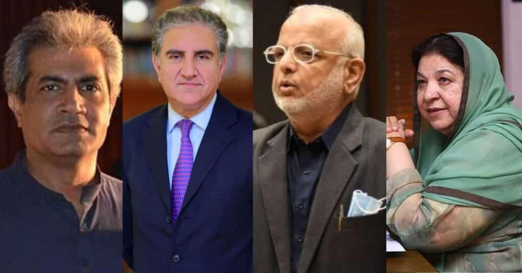 PTI leaders in May 9 case