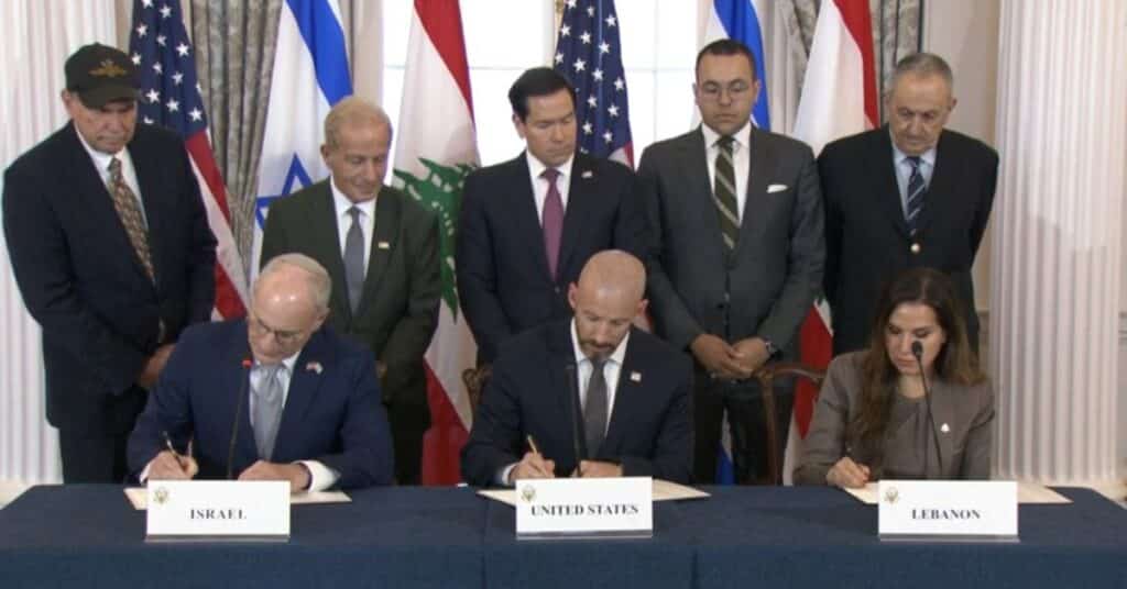 Israel Lebanon framework agreement