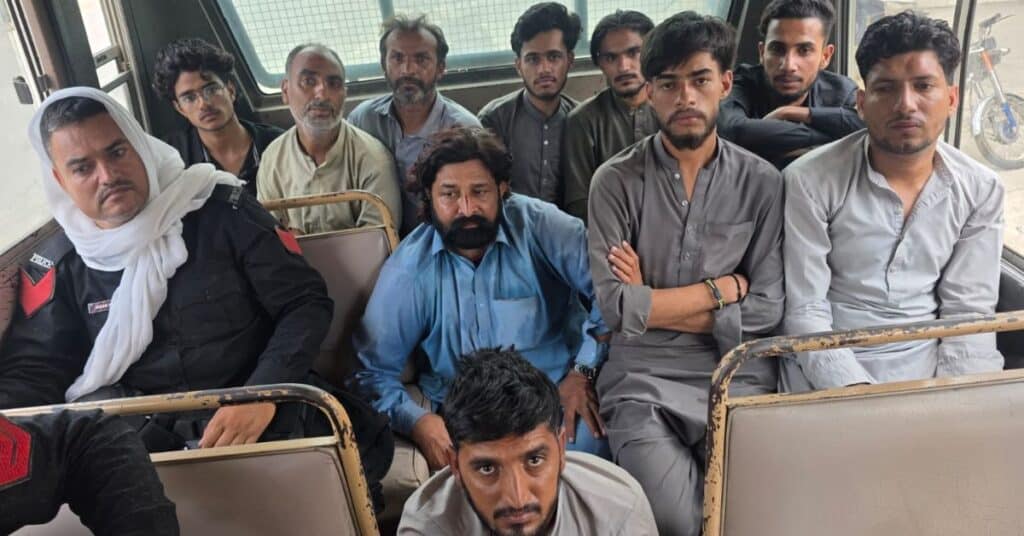 Police detain 15 as crackdown restores order In Islamgarh And Chakswari