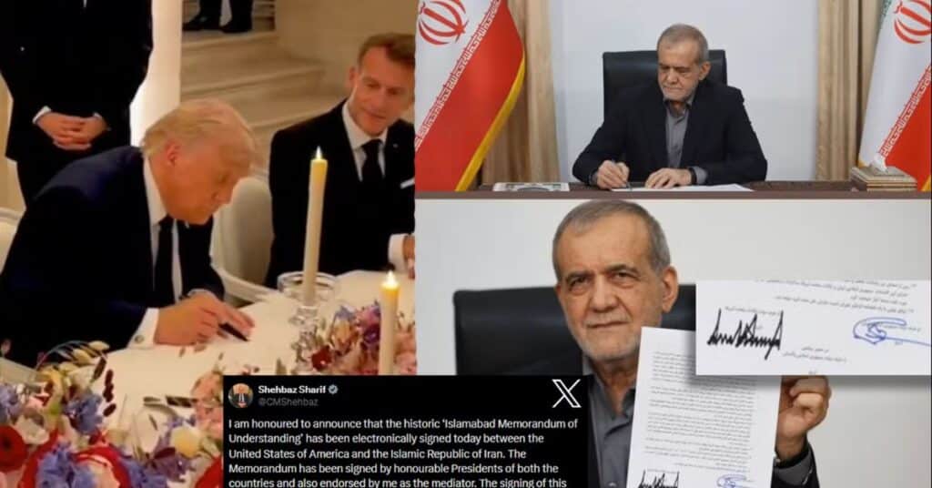 Historic US-Iran breakthrough: 14 point Islamabad MoU signed electronically