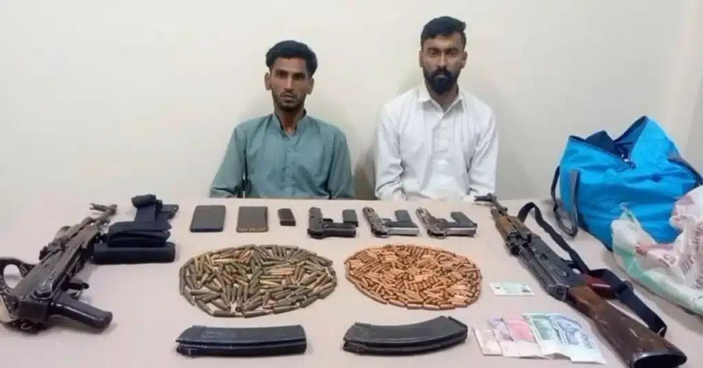 Mirpur police recover massive amount of weapons from men linked to banned Action Committee