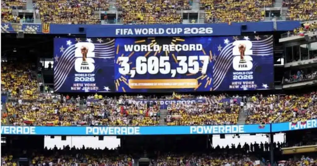 fifa world cup attendance record