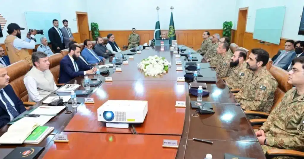 Provincial Apex Committee meeting in Quetta