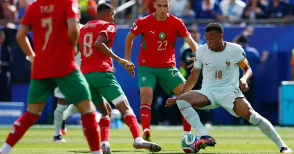 France secure Semi-Final spot after 2-0 victory over Morocco