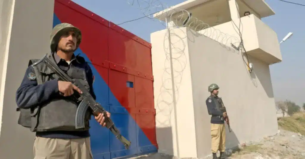 Manji Khel police post Tank
