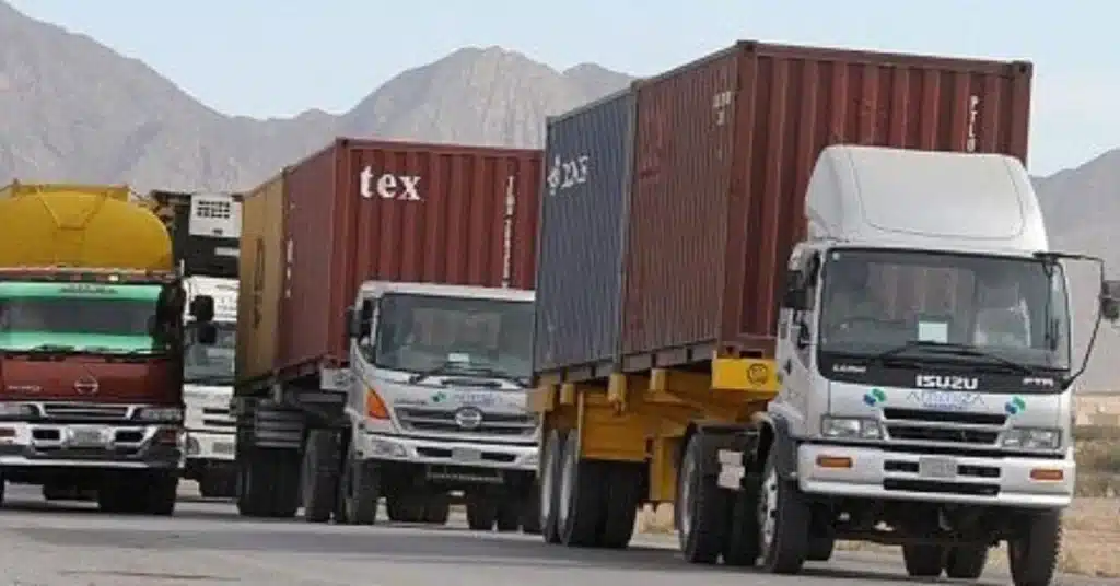 Goods transporters fares