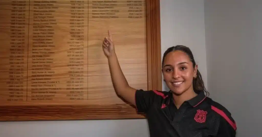 Maryam Mahmood becomes first Wrexham Women’s Player on international honors board