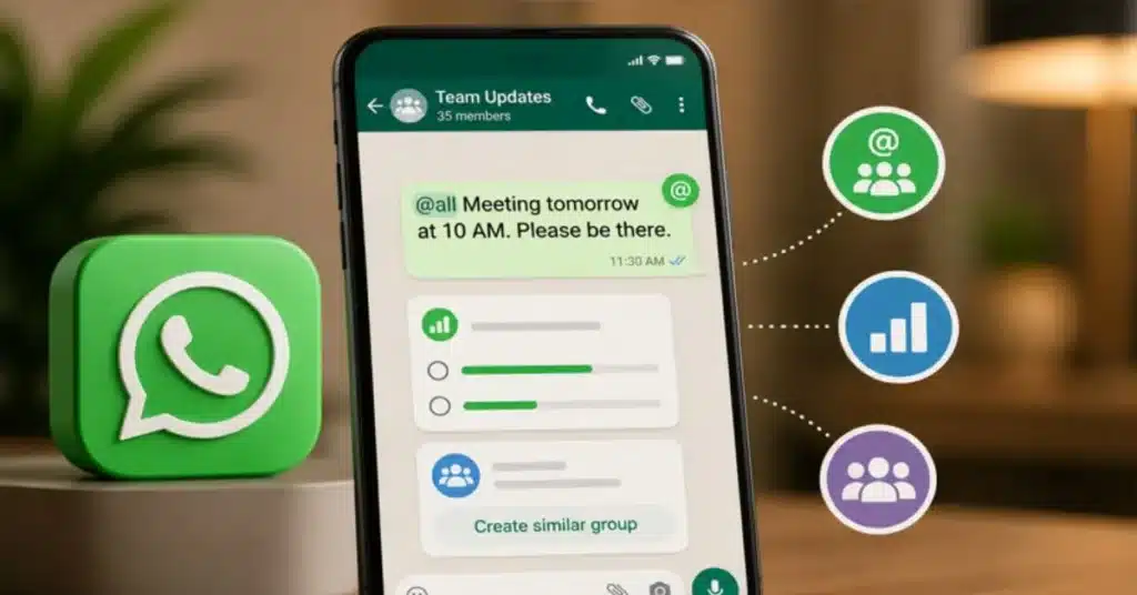 WhatsApp upgrades group chats with 3 new features