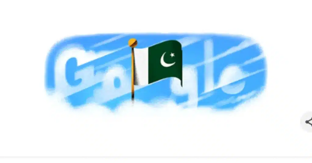 Google celebrates Pakistan’s 79th Independence Day with special flag doodle