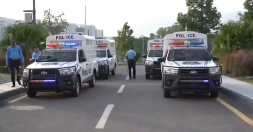 Islamabad Police new vehicles