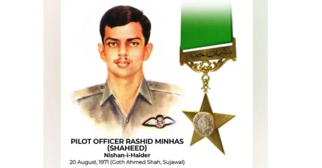 President, military leadership pay tribute to Rashid Minhas