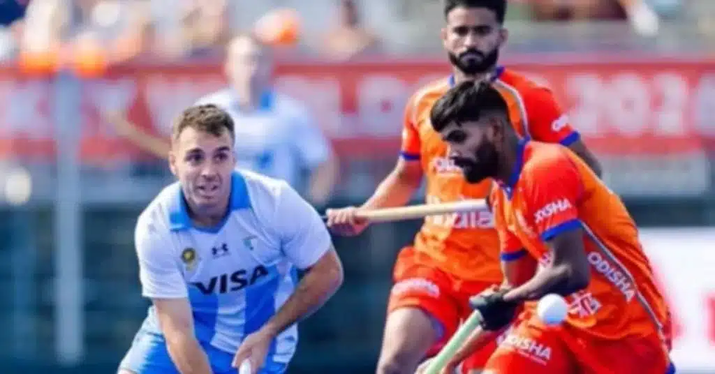 Argentina beat India 5-3 to knock them out of Hockey World Cup