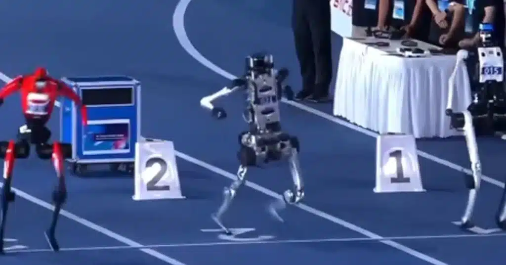 Chinese robot breaks Usain Bolt's record in the 100-meter race