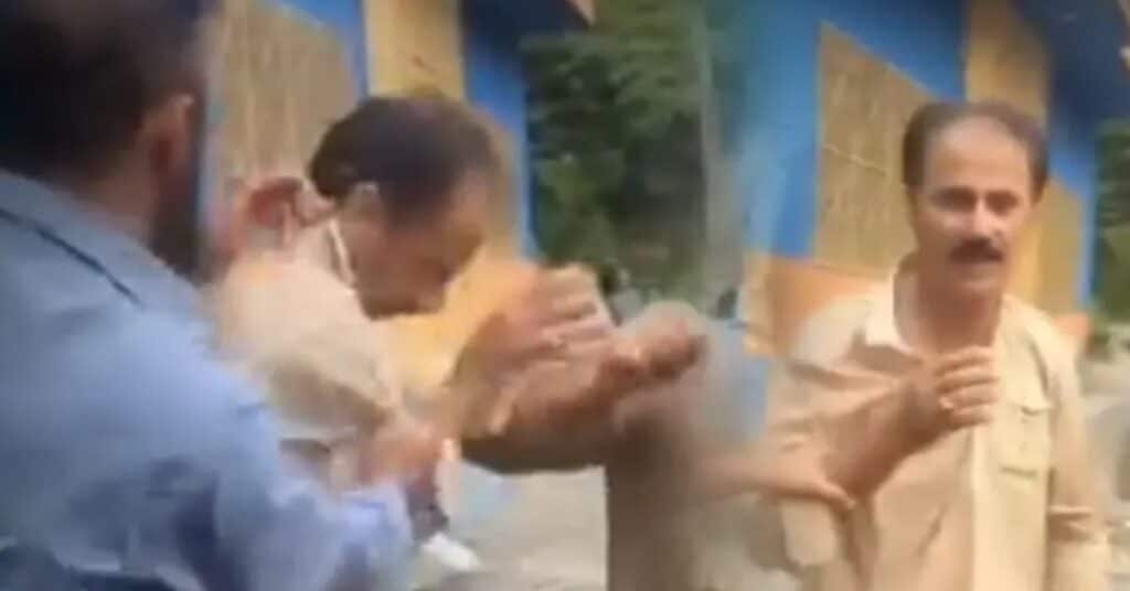 Banned JAAC members attack Kashmir Digital reporter Raja Sajid while on duty