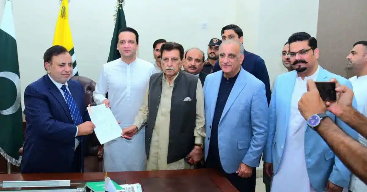 nomination papers for AJK President