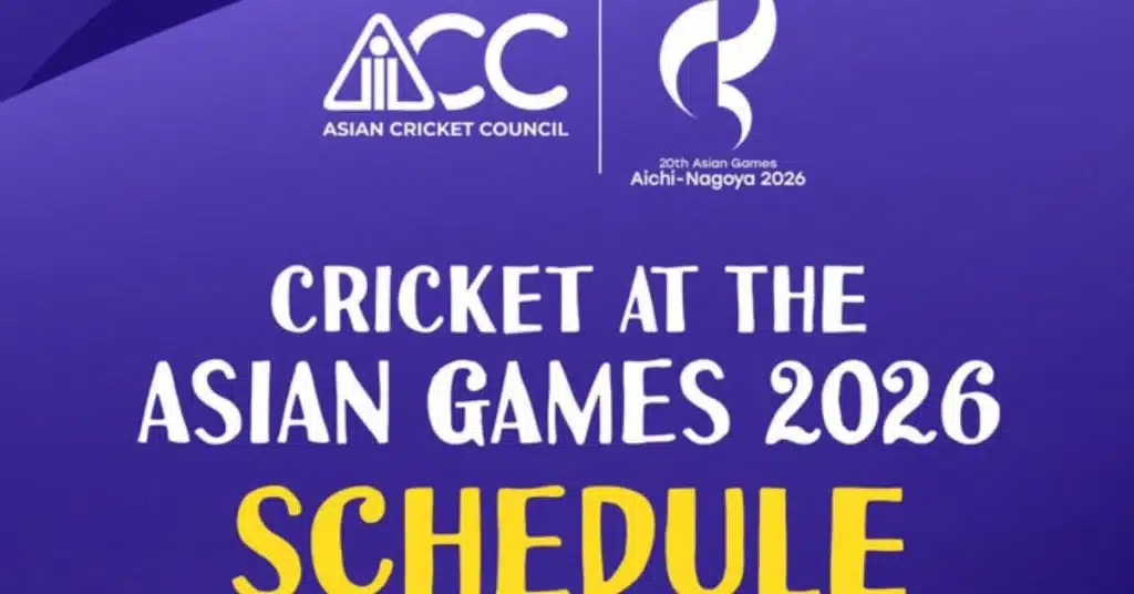 Asian Games cricket schedule announced