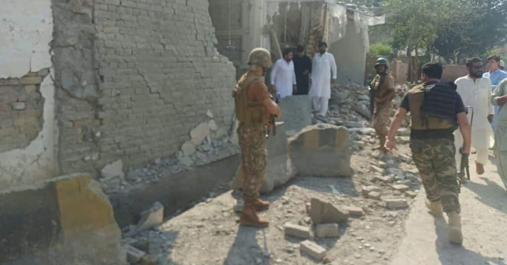 Kohat police lines blast