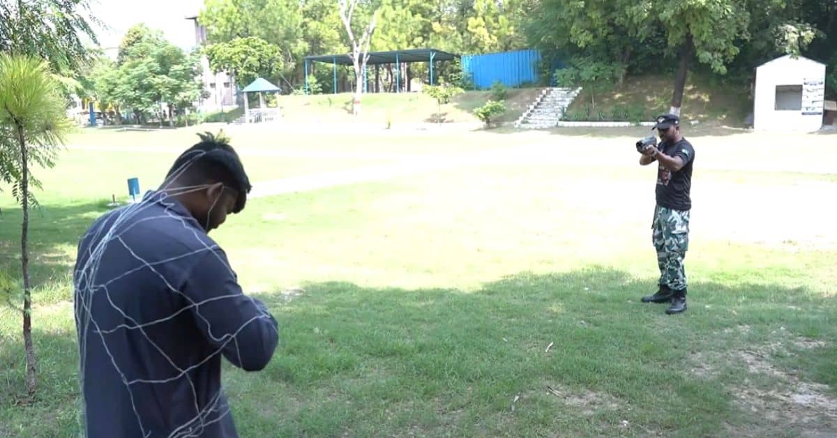 Islamabad Police net launchers