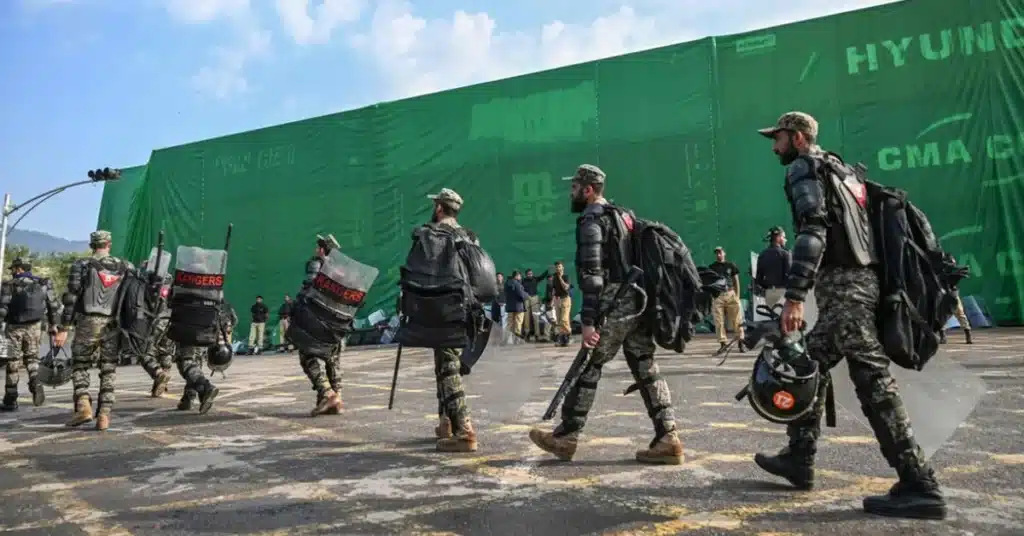 Rangers deployment in Islamabad Punjab