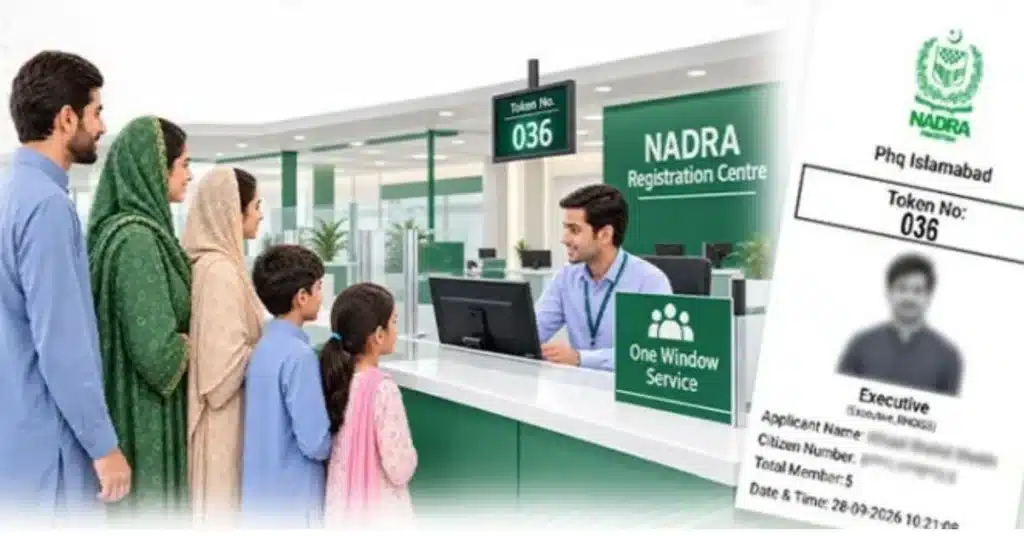 NADRA introduces Family Token facility at centers