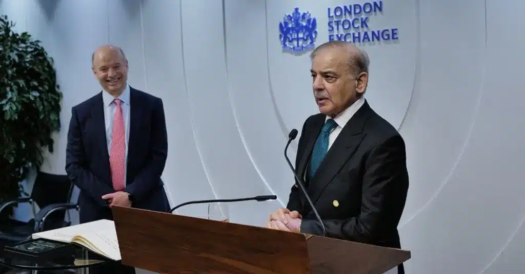PM Shehbaz London Stock Exchange