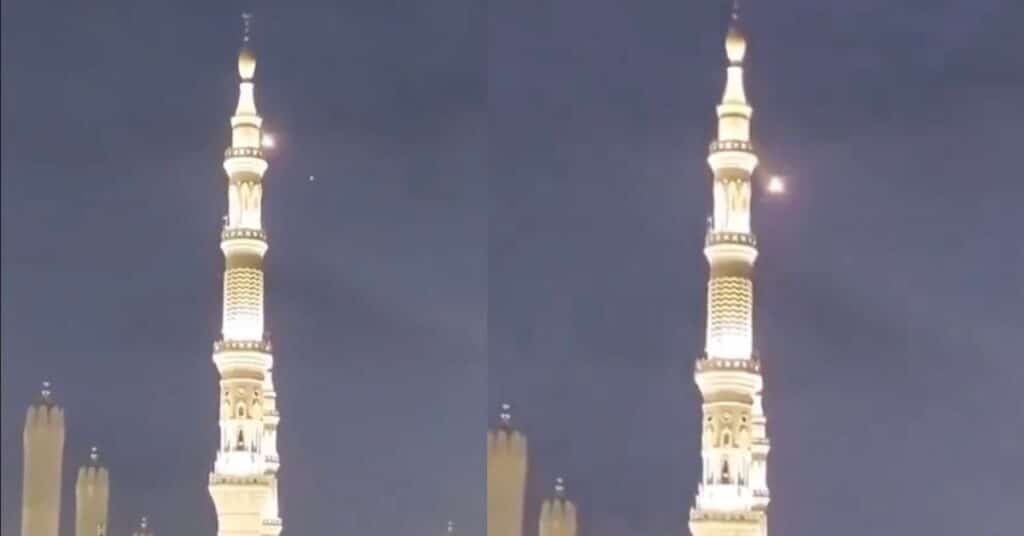 Fact Check: Viral video of Makkah drone interception is from 2025 Madinah incident