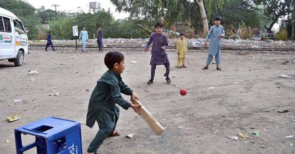 Lack of sports ground in Neelum Valley forces youth to play in markets