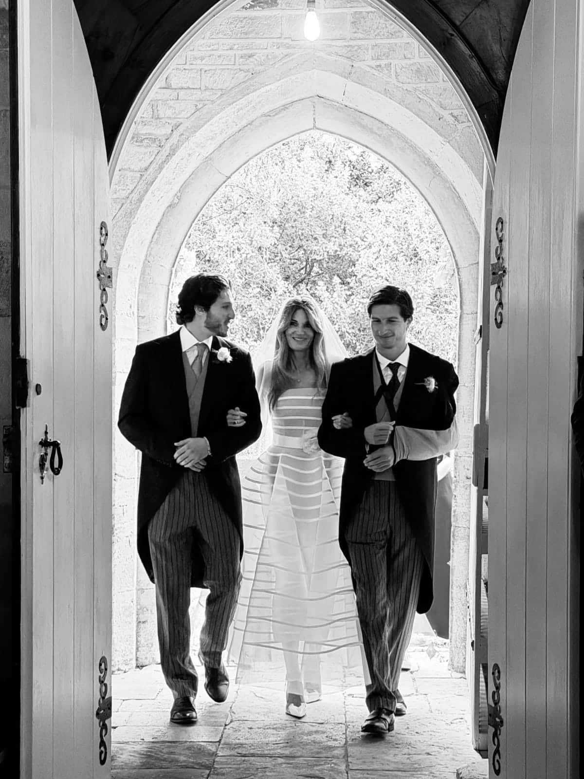 Jemima Goldsmith shares wedding photos with new Husband Cameron O’Reilly