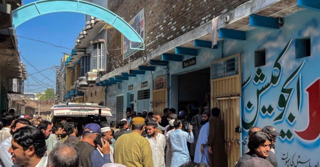 Several children killed as private school roof collapses in Peshawar