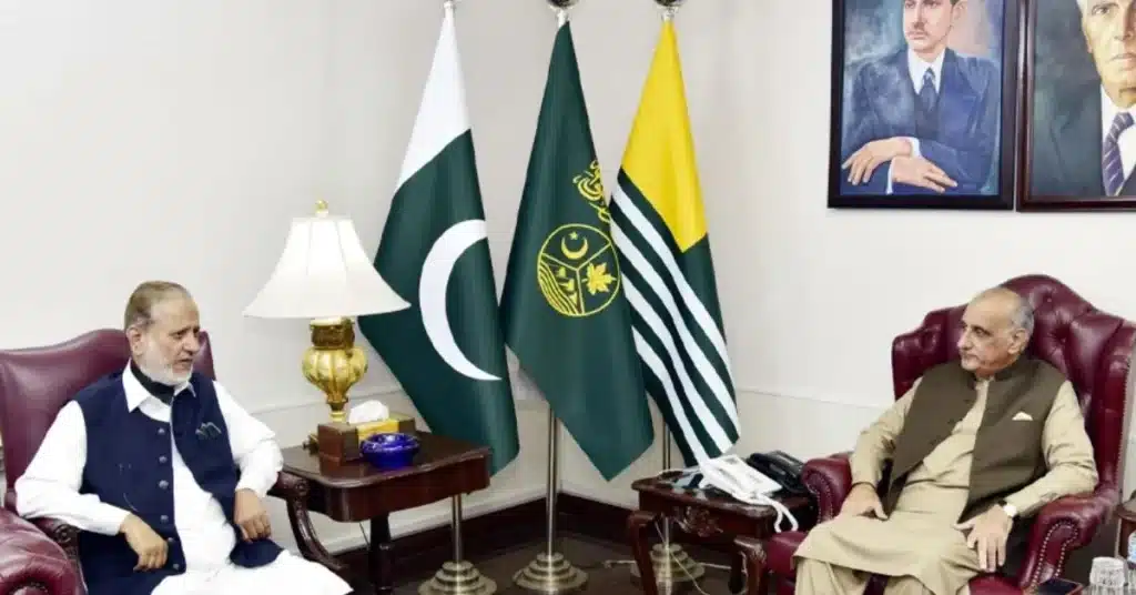 Sardar Attique meets AJK President Najeeb Khan, discusses political situation