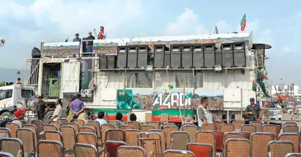 PTI march fails to draw large crowd in Lakki Marwat