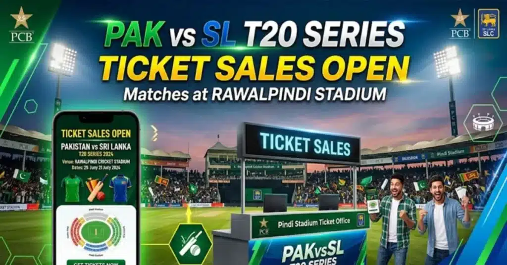 PCB opens ticket sales for Pakistan-Sri Lanka T20 series
