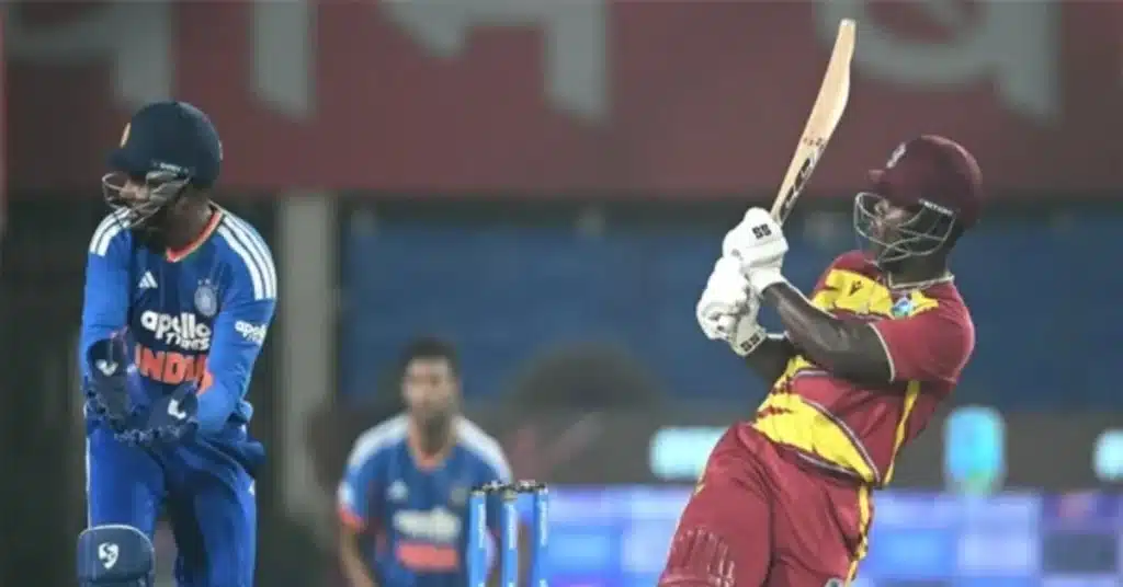 West Indies chase down 250 to defeat India in second T20