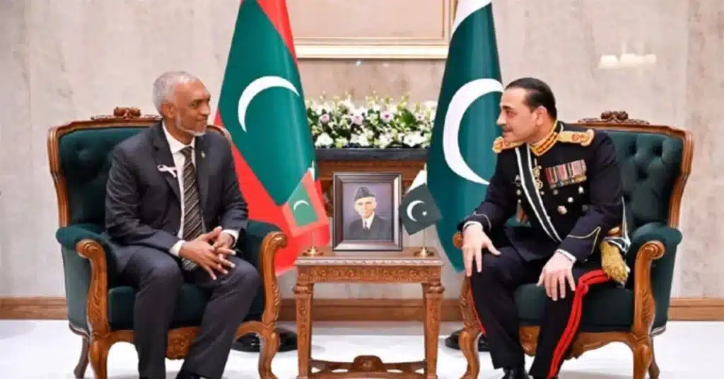 Maldives President meets Field Marshal Asim Munir in Islamabad