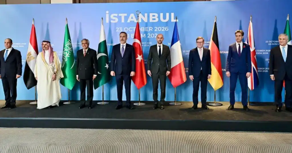 Ishaq Dar meets five Foreign Ministers in Istanbul, discusses regional situation