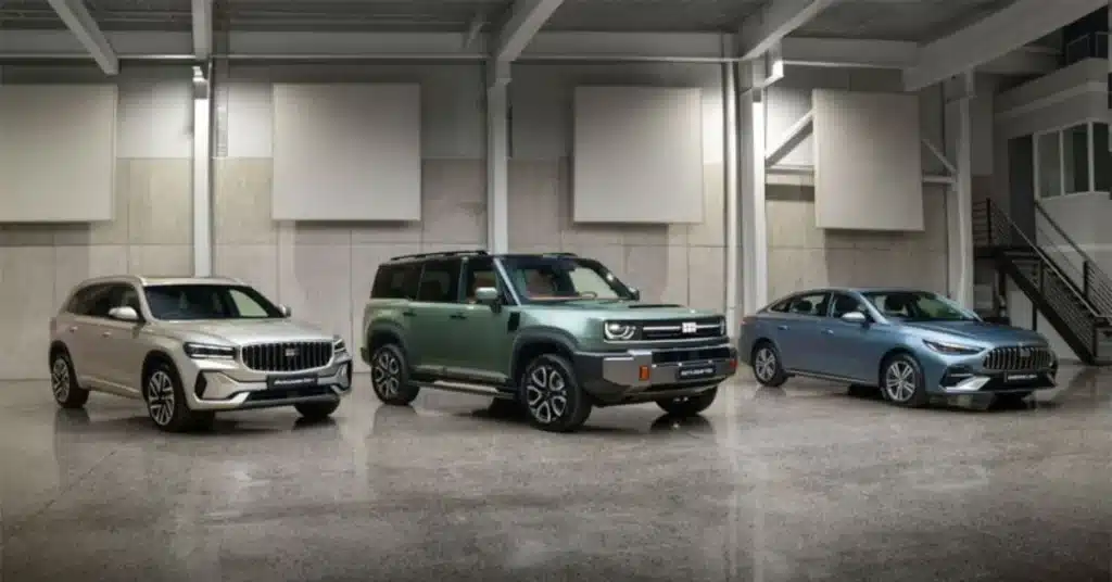 Geely EX2, EX5 and Starray EM-i debut in Pakistan