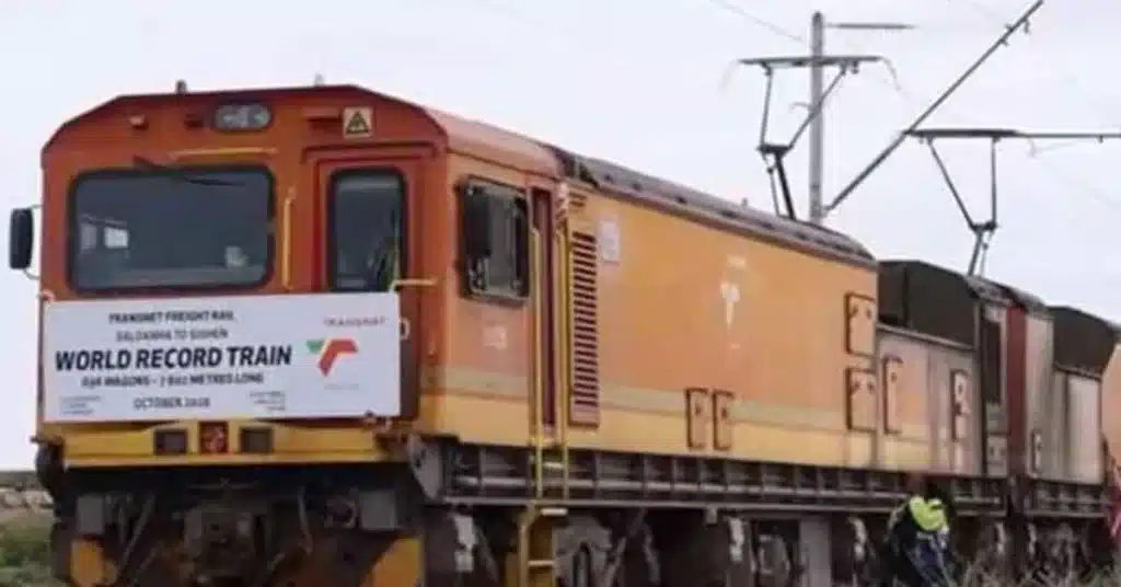 South Africa smashes world longest freight train record